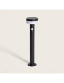 Balise Extérieure sur Pied Solaire LED 50cm Aluminium Ashier