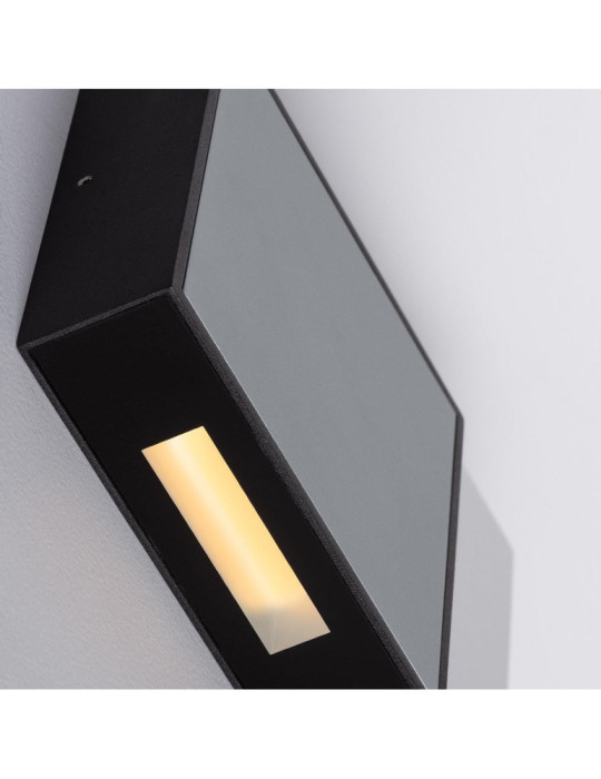 Applique Murale LED Extérieure Aluminium Roma 6W Grise