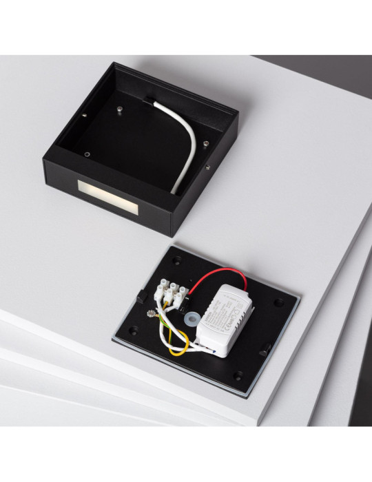 Applique Murale LED Extérieure Aluminium Roma 6W Grise