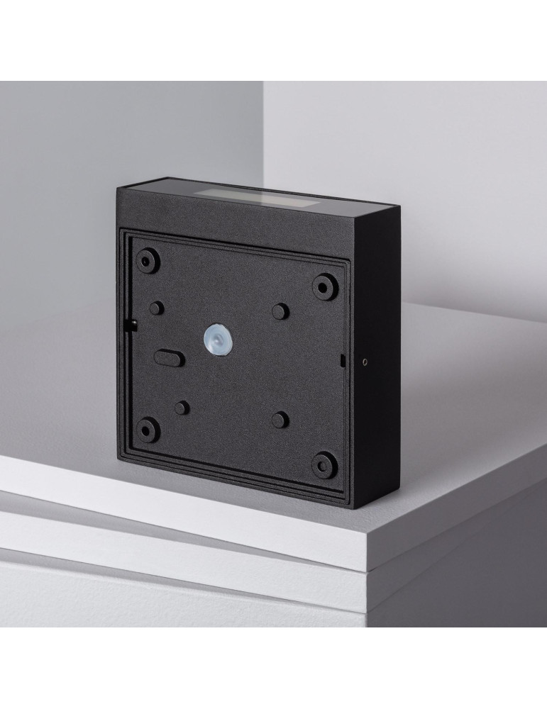 Applique Murale LED Extérieure Aluminium Roma 6W Grise