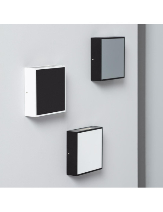 Applique Murale LED Extérieure Aluminium Roma 6W Grise