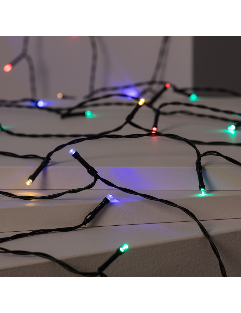 Guirnalda SnowFlakeBalls LED con Cargador Solar