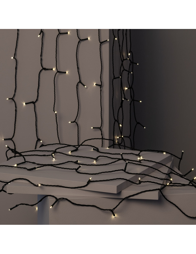 Guirnalda SnowFlakeBalls LED con Cargador Solar