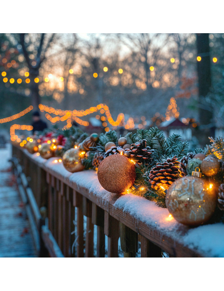 Guirlande LED Extérieure Solaire Câble 22m
