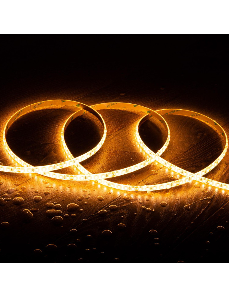 Ruban LED 24V DC SMD2835 120LED/m 5m IP65 Largeur 8mm Coupe 5cm Ruban LED 24V DC SMD2835 120LED/m 5m IP65 Largeur 8mm Coupe 5cm