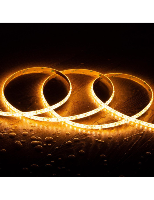 Ruban LED 24V DC SMD2835 120LED/m 5m IP65 Largeur 8mm Coupe 5cm Ruban LED 24V DC SMD2835 120LED/m 5m IP65 Largeur 8mm Coupe 5cm