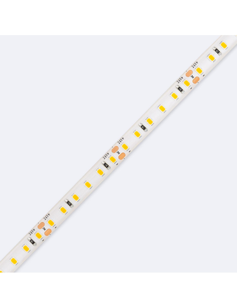 Ruban LED 24V DC SMD2835 120LED/m 5m IP65 Largeur 8mm Coupe 5cm