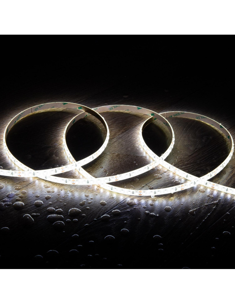 Ruban LED 24V DC SMD2835 120LED/m 5m IP65 Largeur 8mm Coupe 5cm Ruban LED 24V DC SMD2835 120LED/m 5m IP65 Largeur 8mm Coupe 5cm