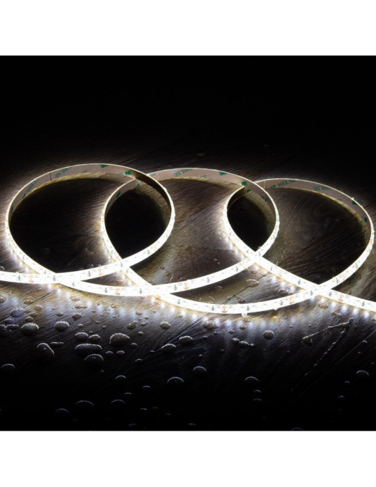 Ruban LED 24V DC SMD2835 120LED/m 5m IP65 Largeur 8mm Coupe 5cm Ruban LED 24V DC SMD2835 120LED/m 5m IP65 Largeur 8mm Coupe 5cm