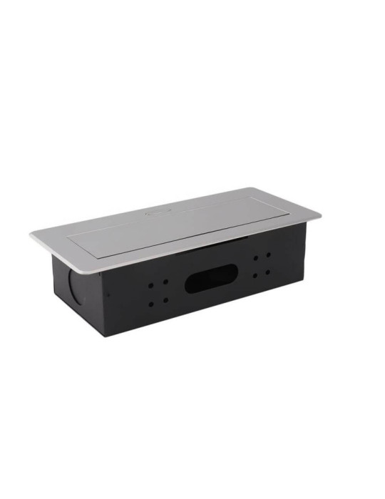 Base Multiple Encastrée 2 Prises Type F + 2xUSB