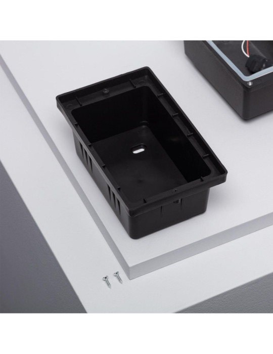 Balise LED Extérieure 3W Encastrable au Mur Cooper Noire