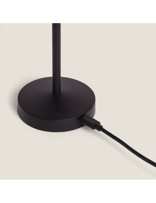 Lampe à Poser LED Portable Extérieure Métal avec Batterie Rechargeable Pirinoa