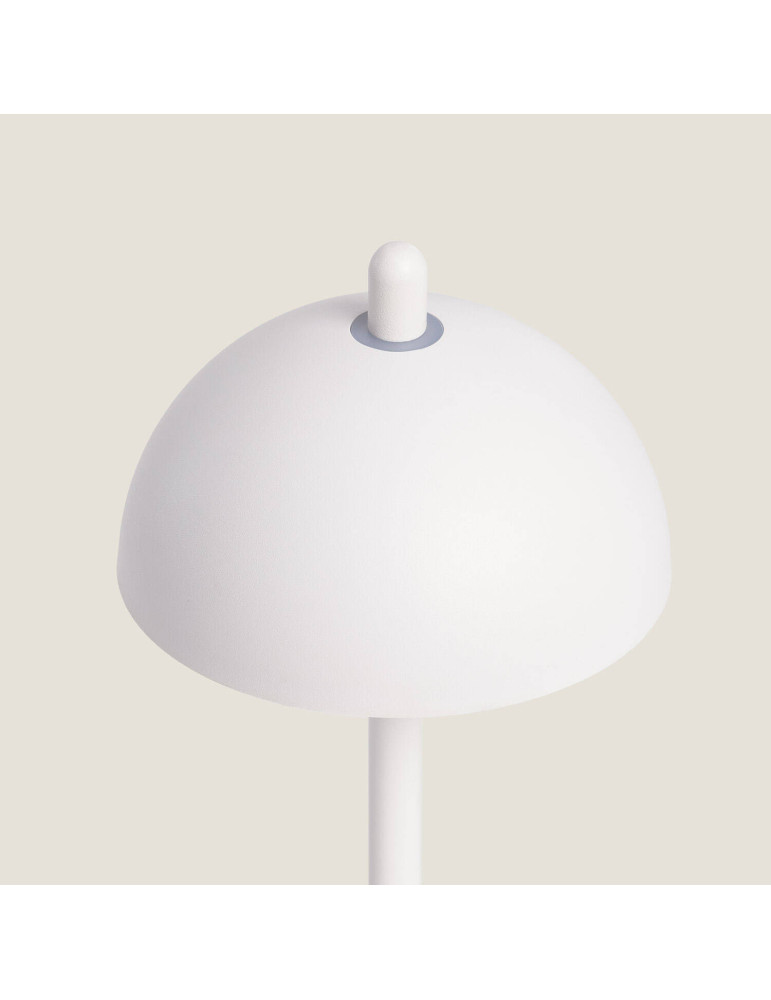 Lampe à Poser LED Portable Extérieure Métal avec Batterie Rechargeable Pirinoa