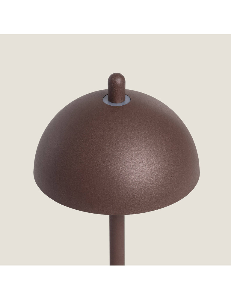 Lampe à Poser LED Portable Extérieure Métal avec Batterie Rechargeable Pirinoa