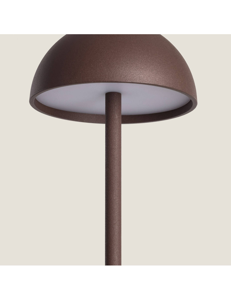 Lampe à Poser LED Portable Extérieure Métal avec Batterie Rechargeable Pirinoa