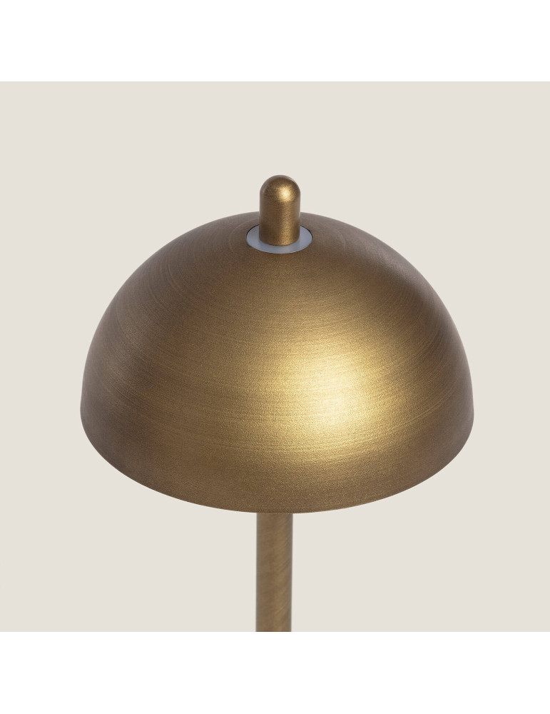 Lampe à Poser LED Portable Extérieure Métal avec Batterie Rechargeable Pirinoa