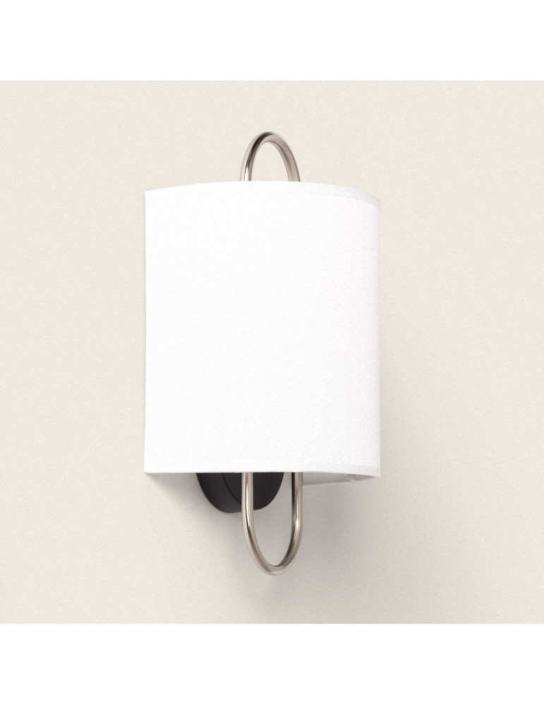 Applique Murale Métal et Tissu Duque