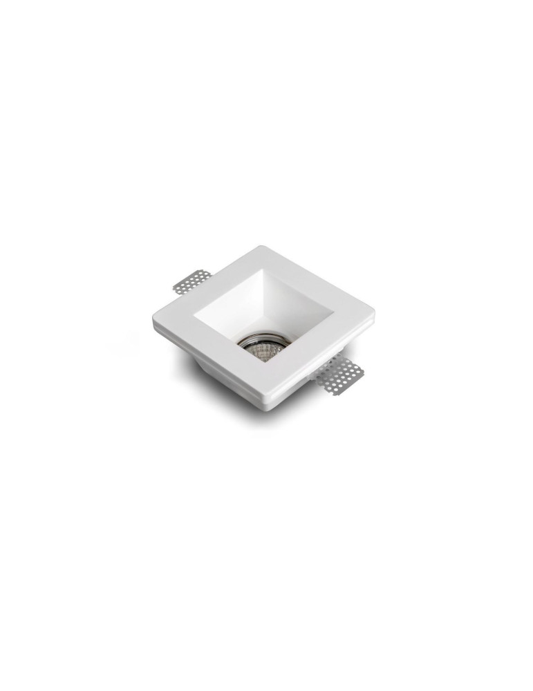 Collerette Downlight Intégration Plâtre/Pladur Carrée pour Ampoule LED GU10/GU5.3 Coupe 123x123 mm UGR17 Collerette Downlight Intégration Plâtre/Pladur Carrée pour Ampoule LED GU10/GU5.3 Coupe 123x123 mm UGR17