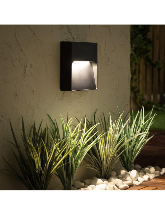 Balise LED Extérieure 6W en Saillie au Mur Arca