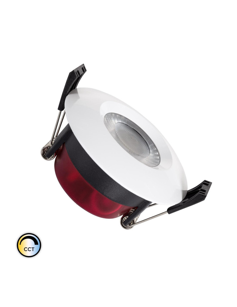 Downlight LED 8W Rond CCT Dimmable Bain IP65 Coupe Ø 70 mm