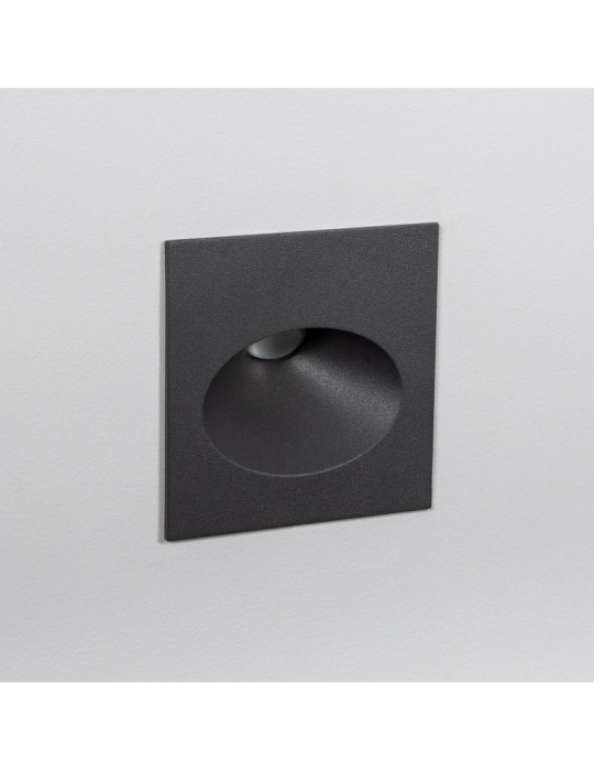 Balise Extérieure Murale LED Encastrable 3W Coney Grise