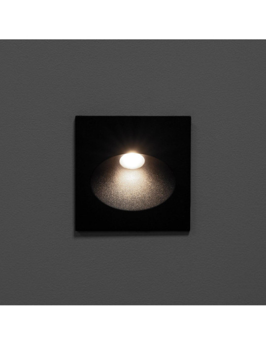 Balise Extérieure Murale LED Encastrable 3W Coney Grise