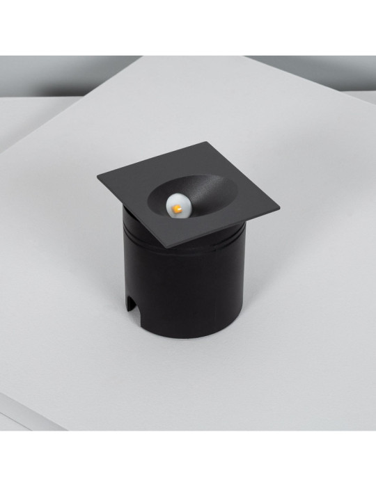 Balise Extérieure Murale LED Encastrable 3W Coney Grise