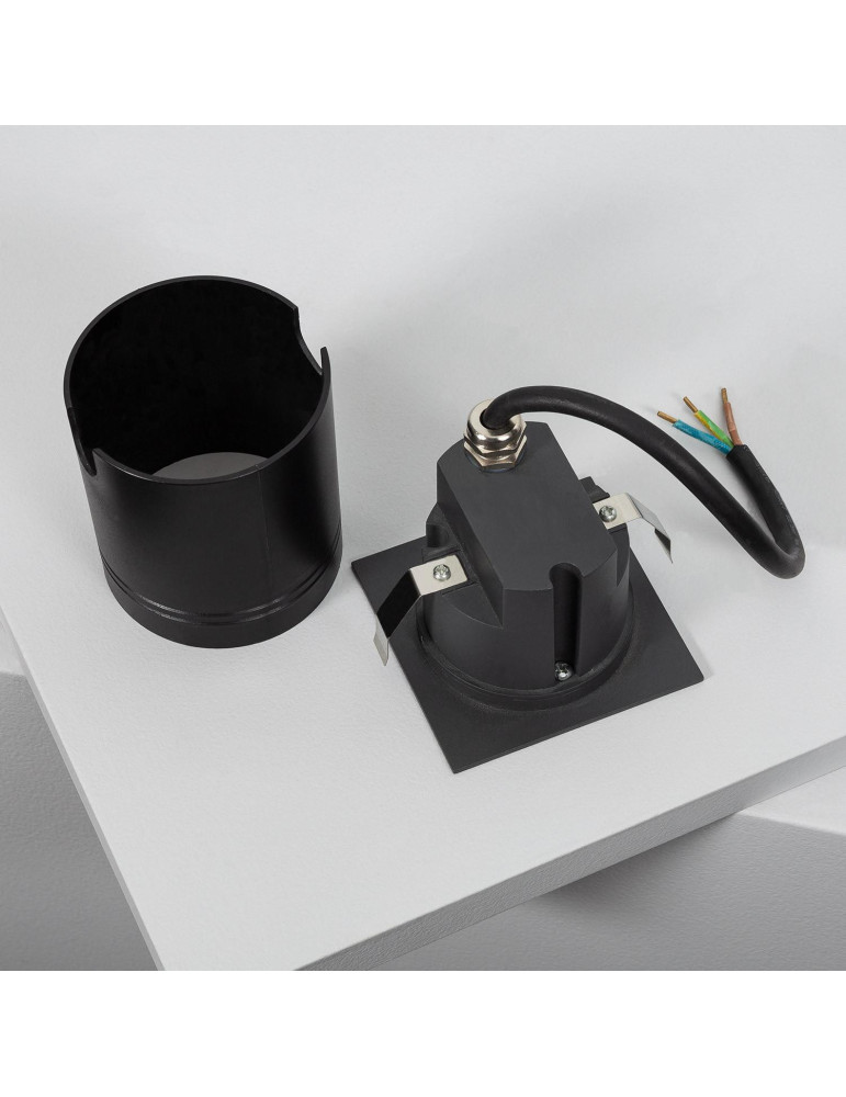 Balise Extérieure Murale LED Encastrable 3W Coney Grise