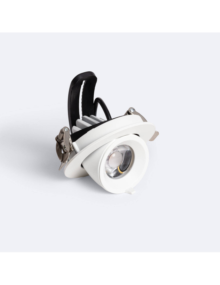 Downlight LED 10W Rond Orientable OSRAM CCT 120 lm/W LIFUD Coupe Ø 80 mm
