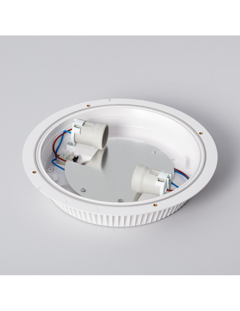 Plafonnier Rond Extérieur Curio IP65 Blanc Ø300 mm