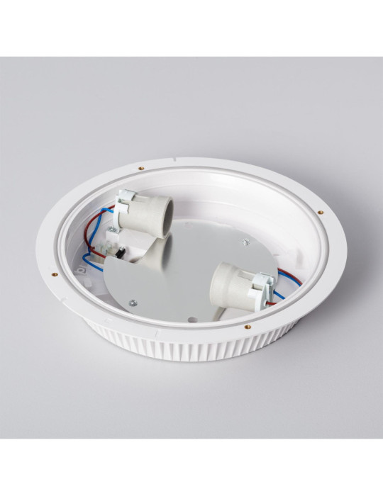 Plafonnier Rond Extérieur Curio IP65 Blanc Ø300 mm