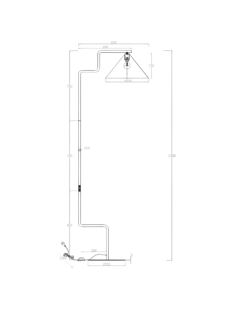 Lampadaire Aluminium Odyssey