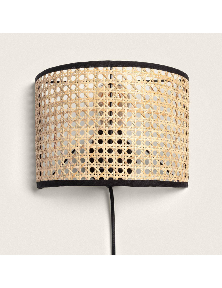 Lampe Murale Métal et Rotin Alofi