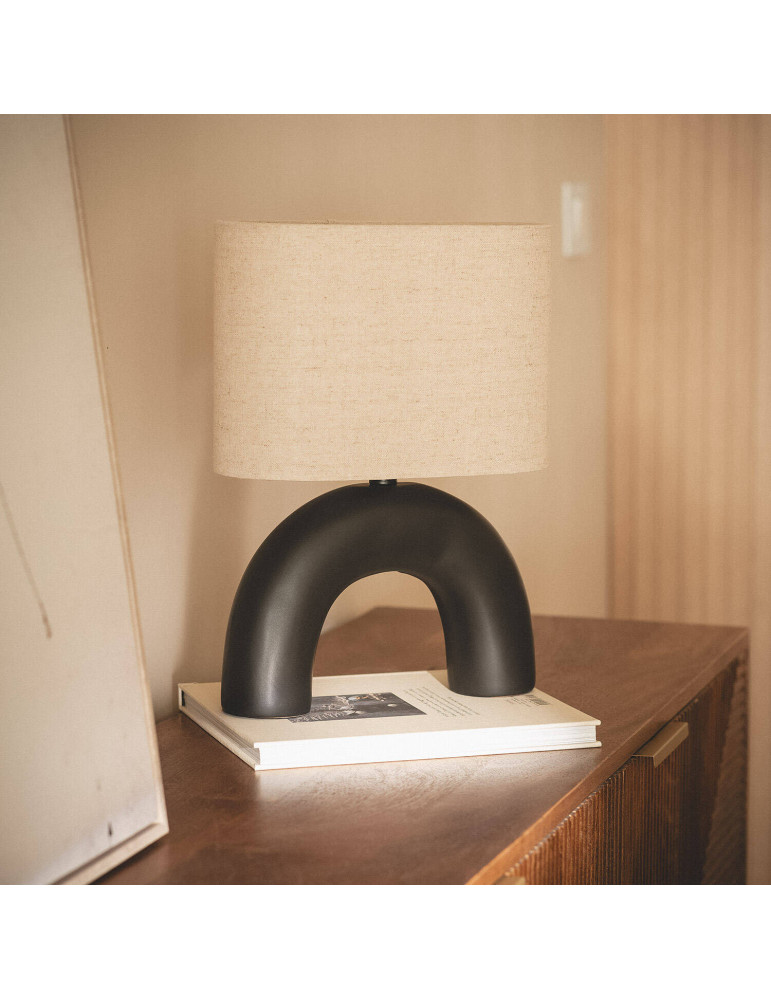 Lampe à Poser Céramique et Tissu Callie