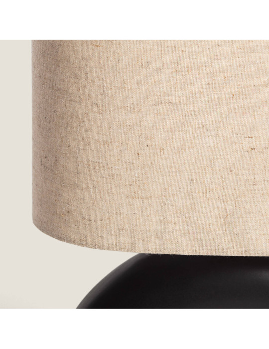 Lampe à Poser Céramique et Tissu Callie