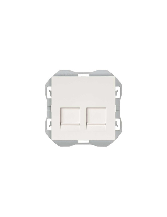 Plaque Prise RJ45 avec Double Connecteur SIMON 270 20000188