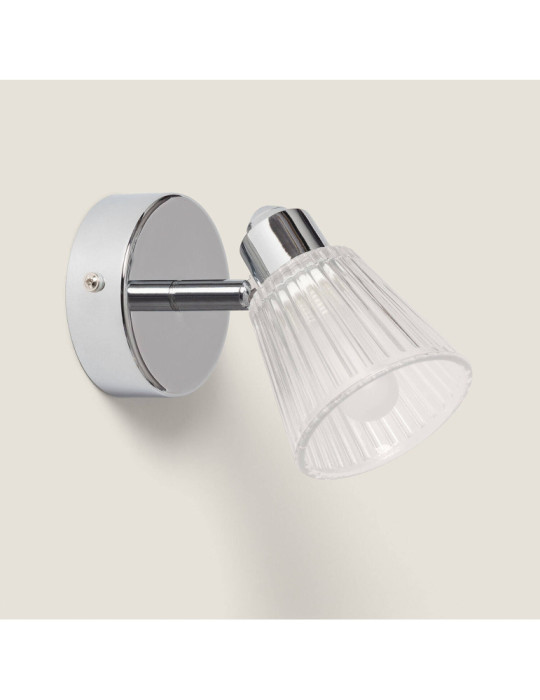 Lampe Murale Salle de Bain 1 Spot Chrome Rain