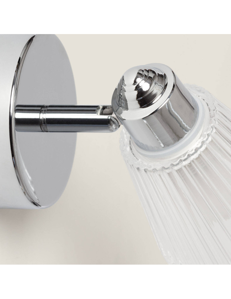 Lampe Murale Salle de Bain 1 Spot Chrome Rain