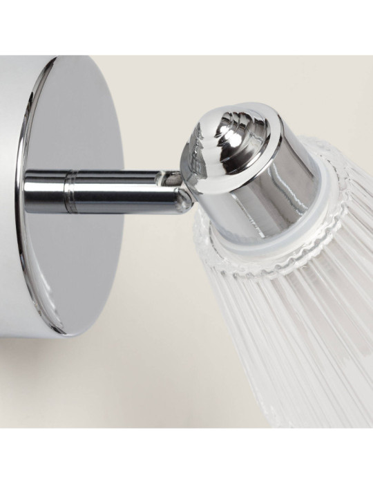 Lampe Murale Salle de Bain 1 Spot Chrome Rain