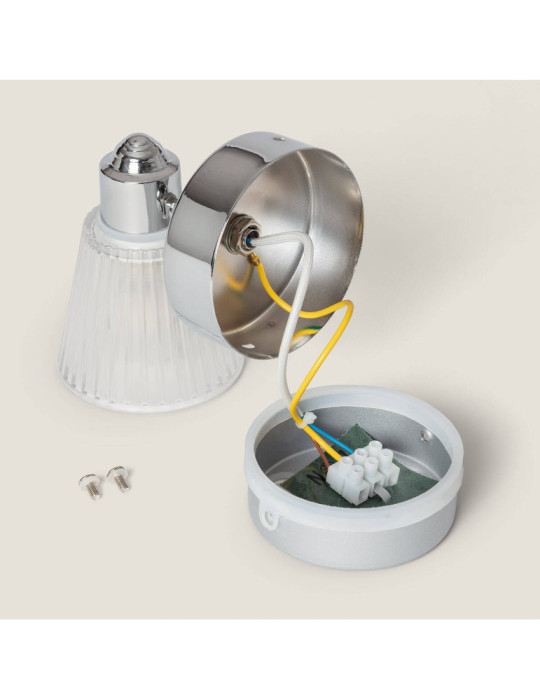 Lampe Murale Salle de Bain 1 Spot Chrome Rain