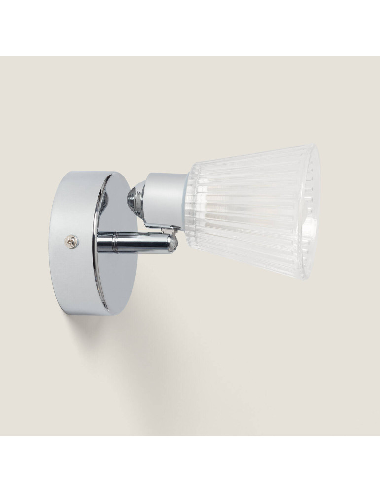 Lampe Murale Salle de Bain 1 Spot Chrome Rain