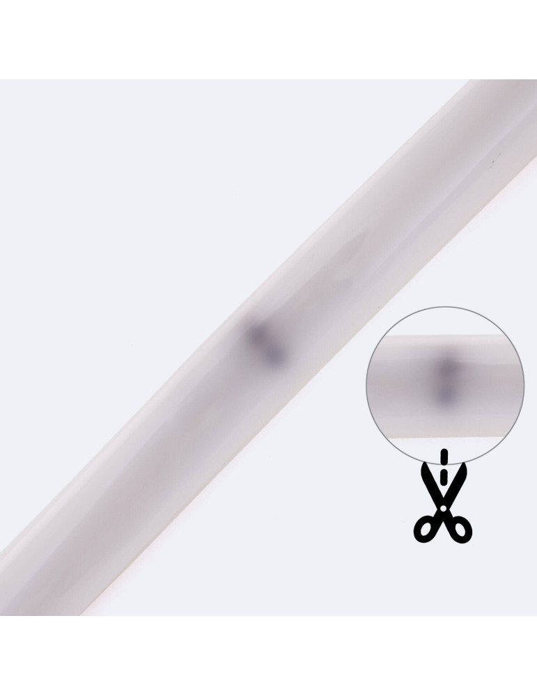 Ruban Néon LED Dimmable 220V Circulaire SFLEX17 IP65 sur Mesure  Coupe tous les 100 cm