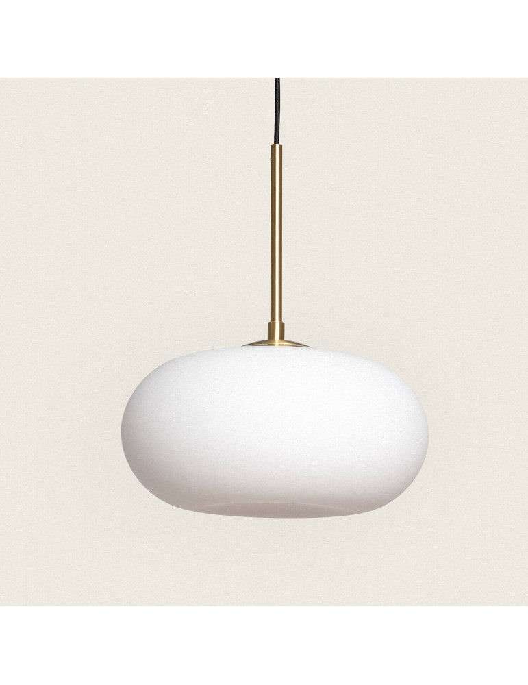 Suspension LED 9W Métal et Verre Keyla