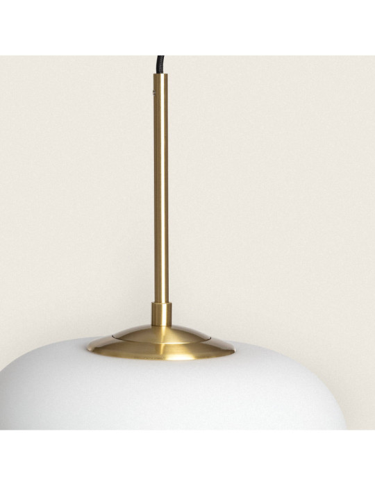 Suspension LED 9W Métal et Verre Keyla