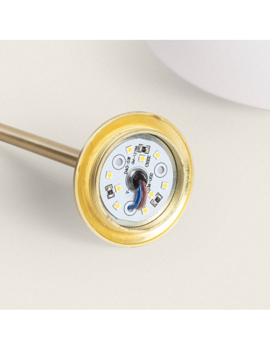 Suspension LED 9W Métal et Verre Keyla