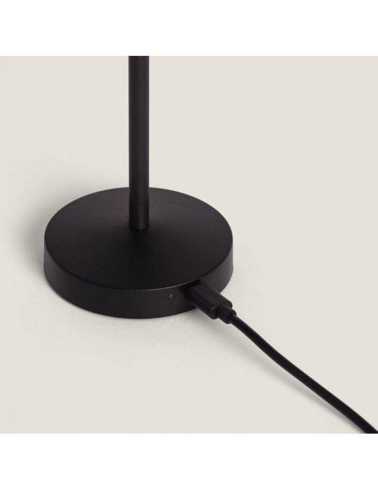 Lampe à Poser LED Portable Extérieur Métal avec Batterie Rechargeable Lendora