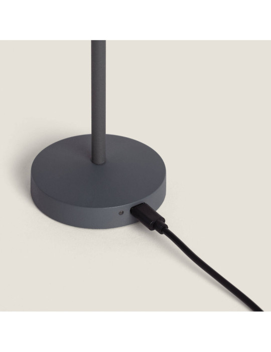 Lampe à Poser LED Portable Extérieur Métal avec Batterie Rechargeable Lendora