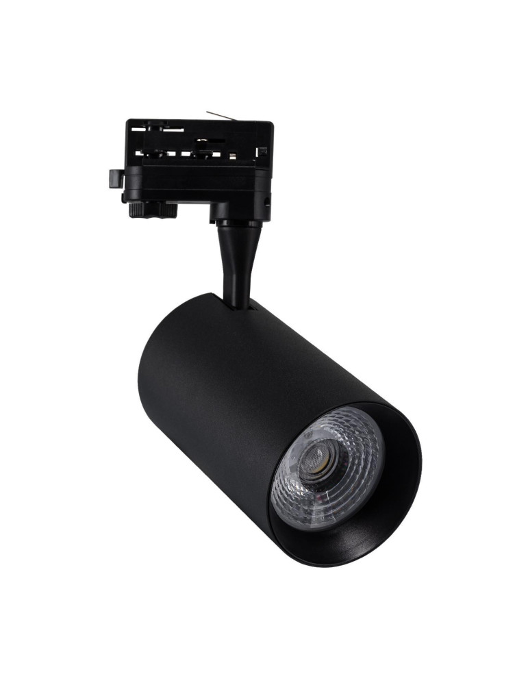 Spot LED sur Rail Triphasé 30W Vulcan Noir