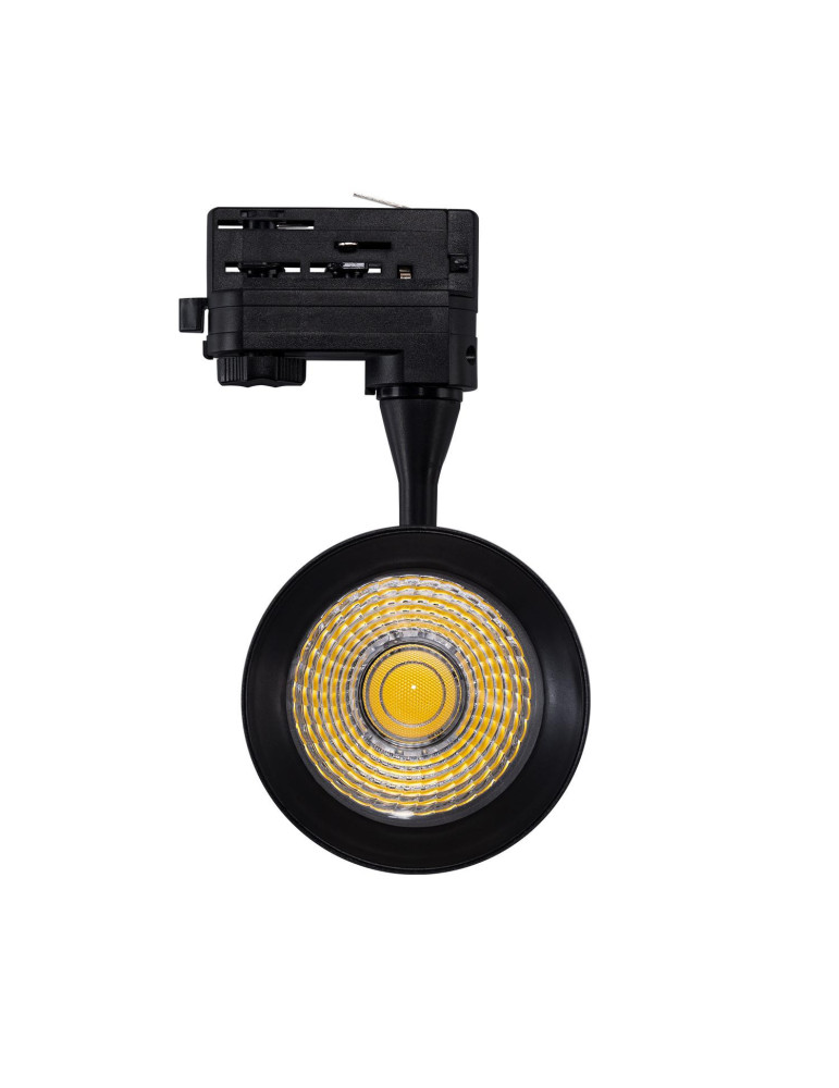 Spot LED sur Rail Triphasé 30W Vulcan Noir