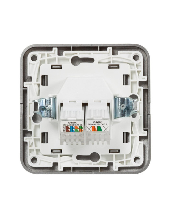 Prise RJ45 Internet+ RJ11 Téléphone Classic